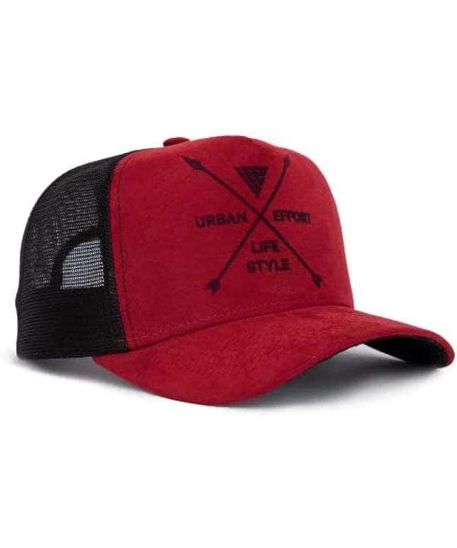 Urban Effort Mesh Back Cap - for Men and Women Baseball Hat 5-Panel Trucker Hat - Great Snapback Closure for Hunting & Hiking