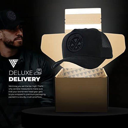Urban Effort Mesh Back Cap - for Men and Women Baseball Hat 5-Panel Trucker Hat - Great Snapback Closure for Hunting & Hiking