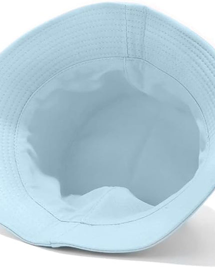 Malaxlx Unisex Bucket Hat Beach Sun Hat Aesthetic Fishing Hat for Men Women Teens, Reversible Double-Side-Wear