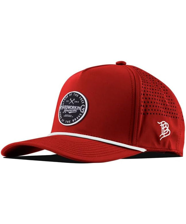 Branded Bills Hardworking PVC Curved 5 Panel Rope, Snapback Closure, Lightweight, Comfortable Baseball Cap