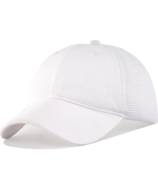 CYGTE Distressed Soft Trucker Hat | XL/XXL Available | Unstructured Vinatge Washed Snapback Baseball Cap for Men Women