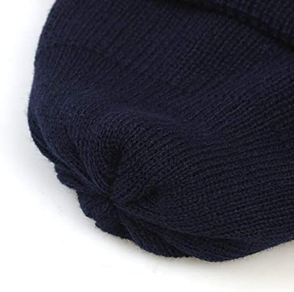 UNDERCONTROL Winter Trawler Fisherman Beanie Men Women Unisex Stylish Plain Docker Skull Hat Roll up Watch Cap Color Pack