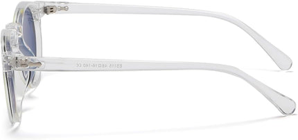 Gleyemor Vintage Polarized Sunglasses for Men Round Sunglasses UV400 Protection Retro Hand-crafted Acetate Frame