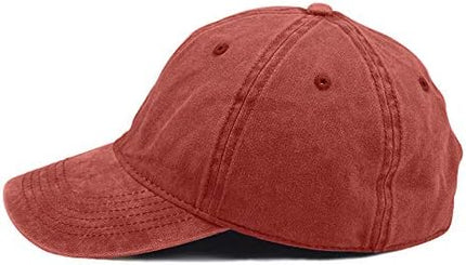HH HOFNEN Men Women Washed Distressed Twill Cotton Baseball Cap Vintage Adjustable Dad Hat