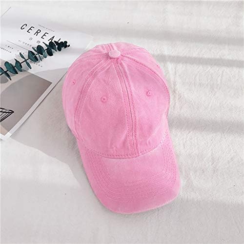 HH HOFNEN Men Women Washed Distressed Twill Cotton Baseball Cap Vintage Adjustable Dad Hat