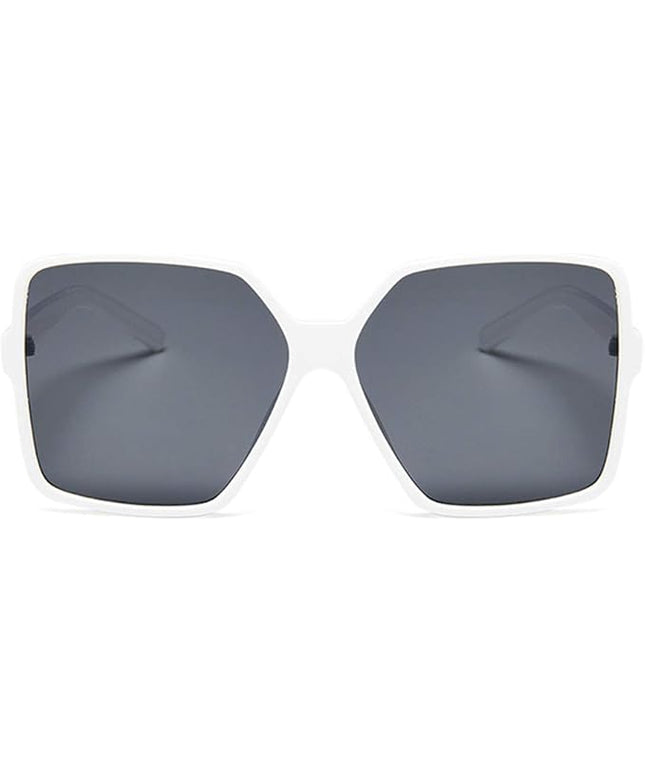 Dollger Oversized Square Sunglasses for Women Big Large Wide Fashion Shades for Men UV Protection Unisex