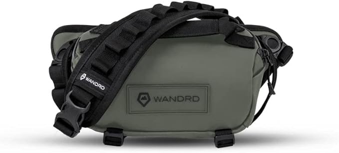 WANDRD ROGUE V1 3L Sling: Compact Camera Sling and Crossbody Bag with Fast Access, 3-Way Carry– Lightweight Everyday Bag Great for Travel, Photography, and Daily Use (Wasatch Green)