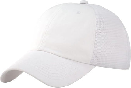 CYGTE Distressed Soft Trucker Hat | XL/XXL Available | Unstructured Vinatge Washed Snapback Baseball Cap for Men Women