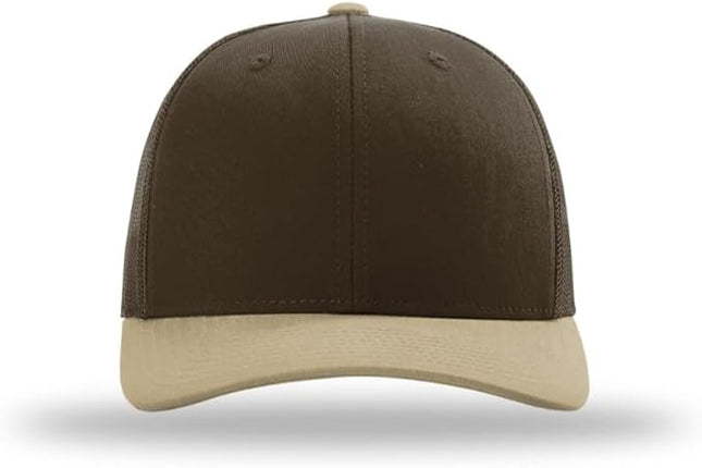 Richardson 112 Classic Six-Panel Adjustable Snapback Trucker Cap | Bulk Packs Available