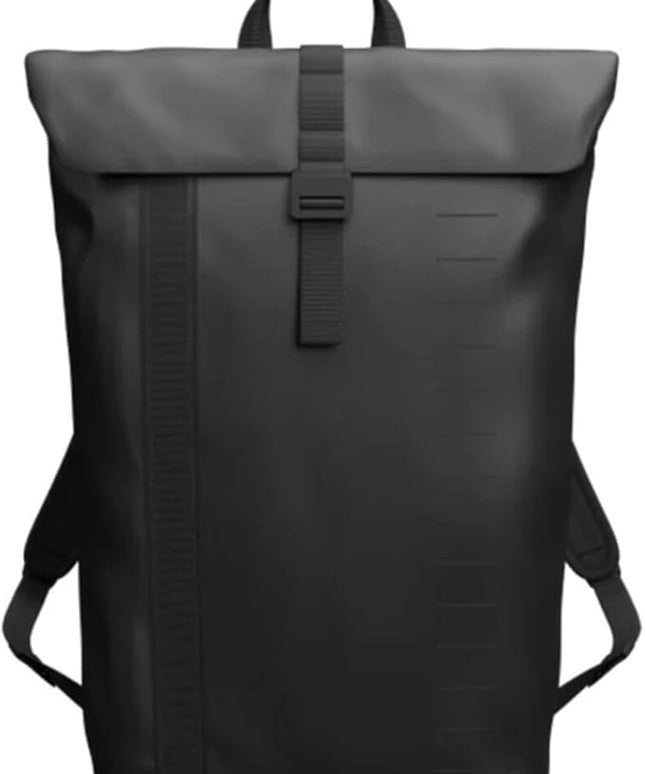 Db Journey Essential Backpack - Travel Backpack with Laptop Compartment for Work, and Gym, Lightweight, Roller Bag Attachment, 12L - Black Out