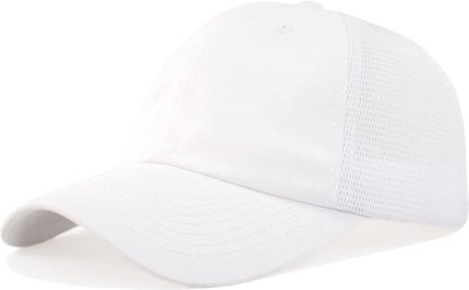 TSSGBL M, L, XL, XXL Snapback Trucker Hats Baseball Caps Adjustable Blank Mesh Back Ball Caps for Men Women