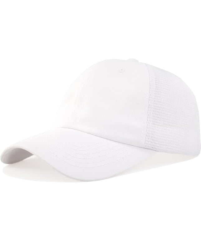TSSGBL M, L, XL, XXL Snapback Trucker Hats Baseball Caps Adjustable Blank Mesh Back Ball Caps for Men Women