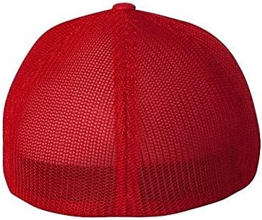 Flexfit 6511 Fitted Mid-Profile Stretchable Mesh Panels Trucker Cap | Bulk Pack Available