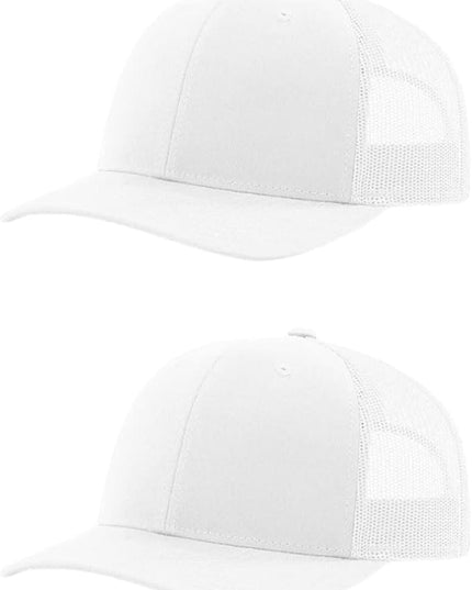 Richardson 112 Classic Six-Panel Adjustable Snapback Trucker Cap | Bulk Packs Available
