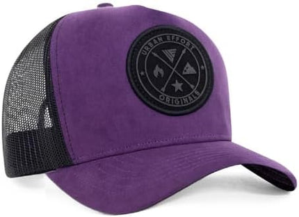 Urban Effort Mesh Back Cap - for Men and Women Baseball Hat 5-Panel Trucker Hat - Great Snapback Closure for Hunting & Hiking