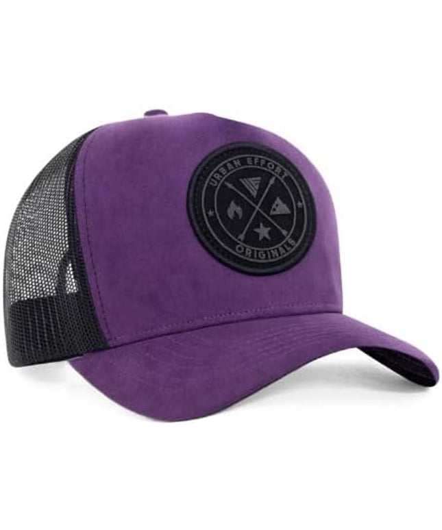 Urban Effort Mesh Back Cap - for Men and Women Baseball Hat 5-Panel Trucker Hat - Great Snapback Closure for Hunting & Hiking