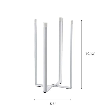 YAMAZAKI Home Tower Kitchen Multi Eco Stand - Multifunctional Plastic Bag Holder Bottle Dryer - Steel