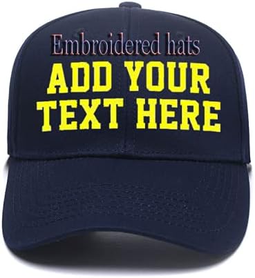 Custom Embroidered Hats Your Own Text Curved Bill Hip Hop Snapback Baseball Hats