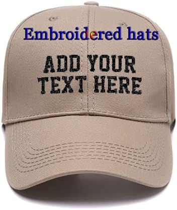 Custom Embroidered Hats Your Own Text Curved Bill Hip Hop Snapback Baseball Hats