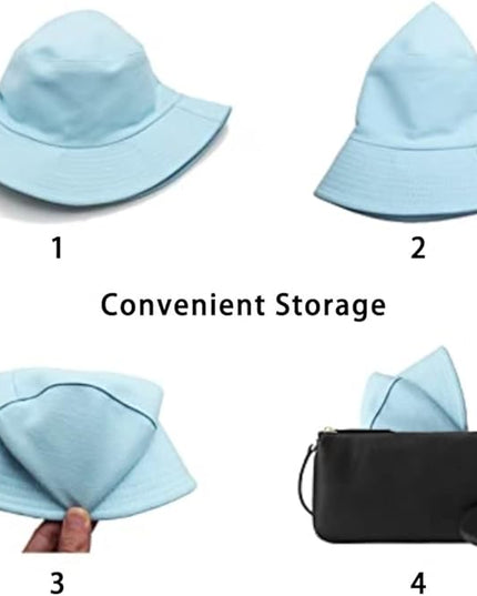 Malaxlx Unisex Bucket Hat Beach Sun Hat Aesthetic Fishing Hat for Men Women Teens, Reversible Double-Side-Wear