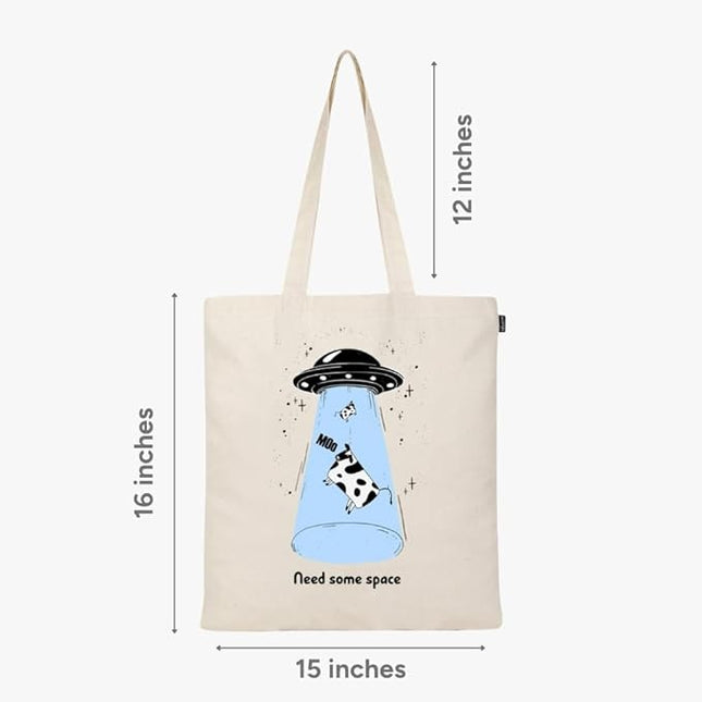 Eco Right Tote Bag for Women, Reusable Grocery Bag, Canvas Tote Bag for Shopping, Cotton Bag for Daily Use, Gifts for Women