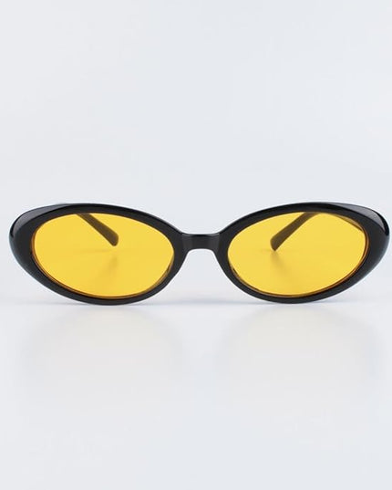 90s Sunglasses for Women Men Retro Small Oval Sunglasses