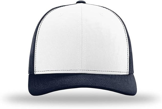 Richardson 112 Classic Six-Panel Adjustable Snapback Trucker Cap | Bulk Packs Available