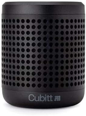 Cubitt Power Go Gen2 Portable Bluetooth Speaker – 16W Loud Sound, Waterproof IPX7, Bluetooth 5.3, Up to 9H Playtime, TWS Pairing, Quick USB-C Charging – Obsidian Black