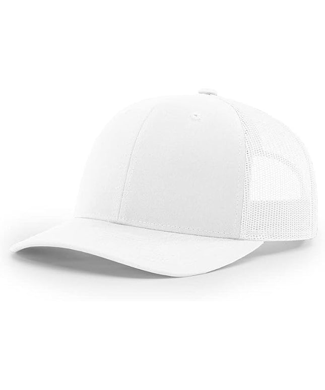 Richardson 112 Classic Six-Panel Adjustable Snapback Trucker Cap | Bulk Packs Available