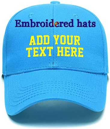 Custom Embroidered Hats Your Own Text Curved Bill Hip Hop Snapback Baseball Hats