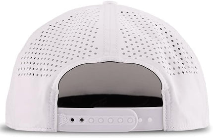 Branded Bills Vintage Old Glory PVC Curved 5 Panel Rope Hat, Fits 7-7 7/8, Adjustable Snapback | Lightweight, Comfort Stretch
