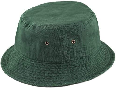 The Hat Depot Bucket Hat - Unisex 100% Cotton & Denim UPF 50 Packable Summer Travel Beach Sun Hat