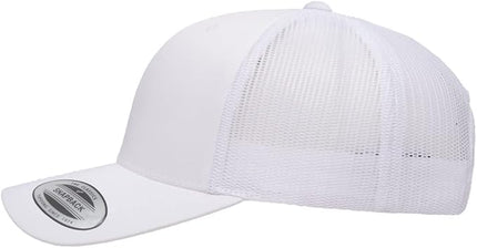 Yupoong Classic Premium Mesh 6 Panel Retro Trucker Cap | Mid Profile Snapback | OSFA | Bulk Pack Available