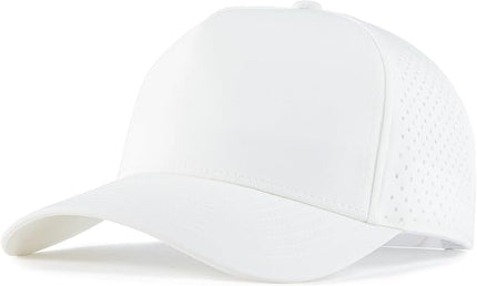 BOTVELA Men Adjustable Snapback Baseball Cap Vented Performance Laser Cut Mesh Hat