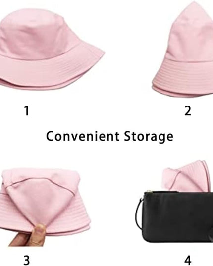 Malaxlx Unisex Bucket Hat Beach Sun Hat Aesthetic Fishing Hat for Men Women Teens, Reversible Double-Side-Wear