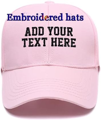 Custom Embroidered Hats Your Own Text Curved Bill Hip Hop Snapback Baseball Hats