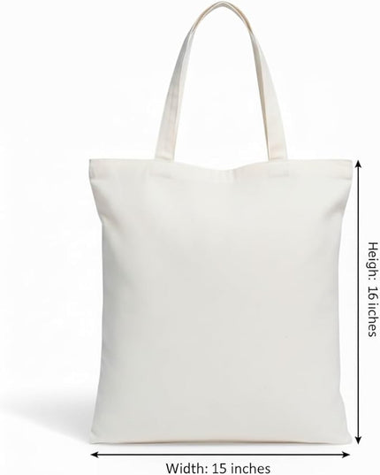 Marubhumi Eco-Friendly Natural Cotton Tote Bag for Women, Lightweight & Reusable for Shopping, Gifts & Daily Use