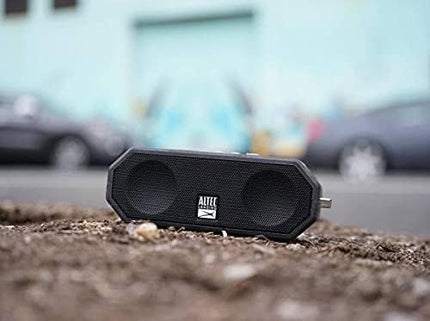 Altec Lansing LifeJacket H2O 4 - Waterproof Bluetooth Speaker, Durable & Portable Speaker with Voice Assistant, 10 Hour Battery Life & 100 Foot Range, Black