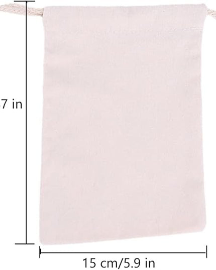 Breathable Dust-proof Drawstring Storage Pouch String Bag for Handbags Purses Shoes Eco Bag (5 PCS,5.9 * 7.87 in)
