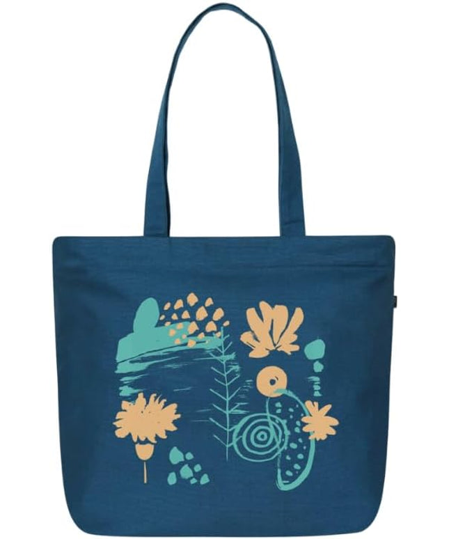 Ecoright Aesthetic Canvas Tote Bag for Women Large Zipper Tote Bags with Pocket, Womens Tote Bag for Yoga, Work, Beach