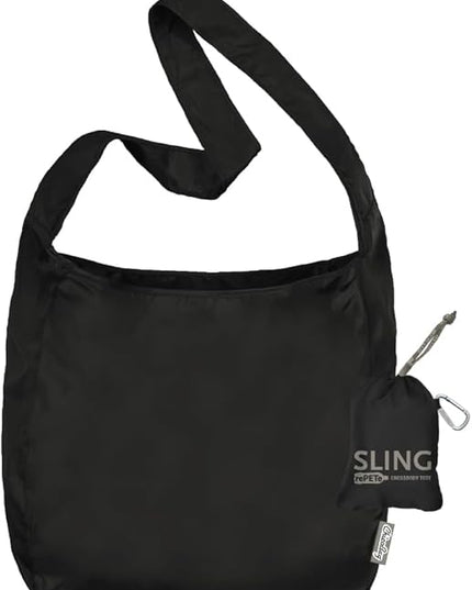 ChicoBag Sling rePETe + Refine | Eco-friendly Messenger-Style Reusable Tote Bag