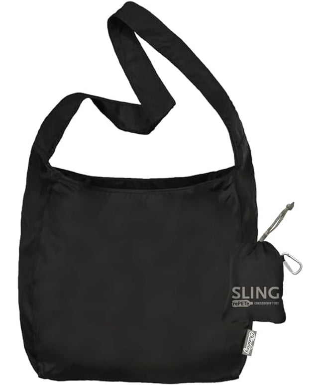 ChicoBag Sling rePETe + Refine | Eco-friendly Messenger-Style Reusable Tote Bag