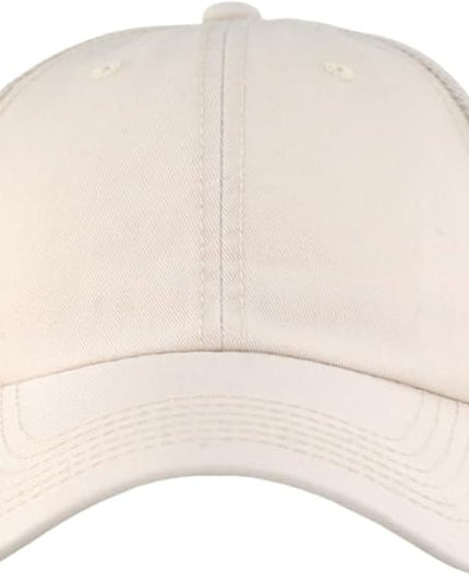 CYGTE Distressed Soft Trucker Hat | XL/XXL Available | Unstructured Vinatge Washed Snapback Baseball Cap for Men Women