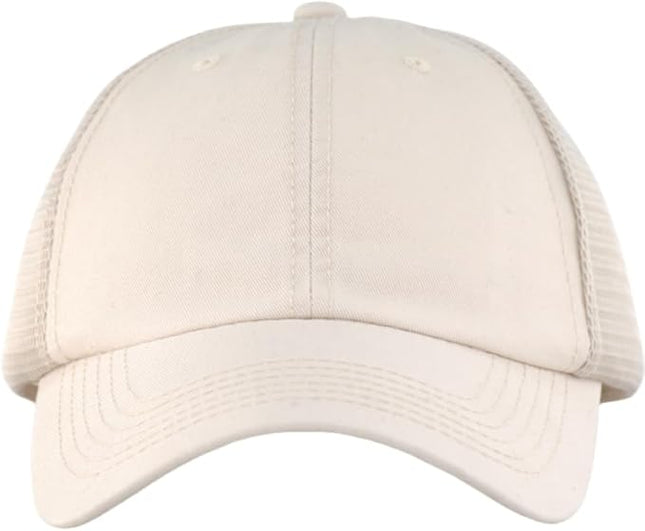 CYGTE Distressed Soft Trucker Hat | XL/XXL Available | Unstructured Vinatge Washed Snapback Baseball Cap for Men Women