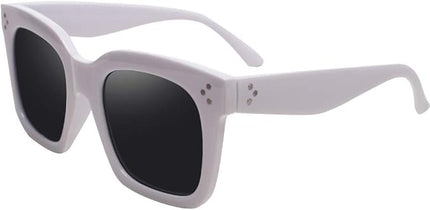 Vintage Women Oversized Sunglasses Designer Luxury Square Sun Glasses UV400 Protection Flat Lens