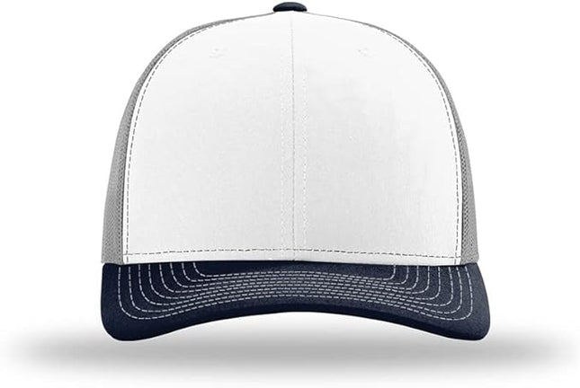 Richardson 112 Classic Six-Panel Adjustable Snapback Trucker Cap | Bulk Packs Available