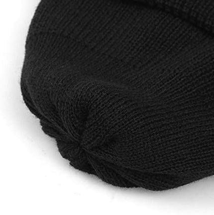 UNDERCONTROL Winter Trawler Fisherman Beanie Men Women Unisex Stylish Plain Docker Skull Hat Roll up Watch Cap Color Pack