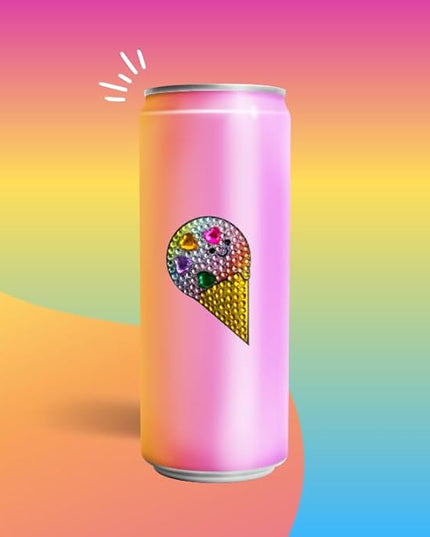 StickerBeans® Rhinestone Stickers - Care Bear II Collection 4-Pack, 2” x 2” Each, Unique Sparkly Cut-to-Shape for Collecting, Trading, Decorating Laptops, Scrapbooks for Kids, Teens, &n Adults