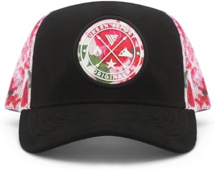 Urban Effort Mesh Back Cap - for Men and Women Baseball Hat 5-Panel Trucker Hat - Great Snapback Closure for Hunting & Hiking