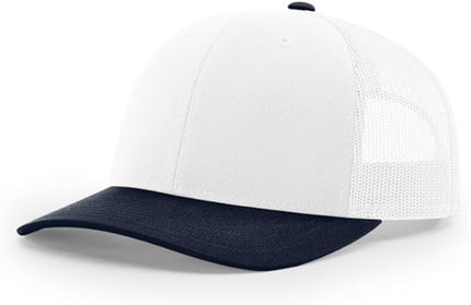 Richardson 112 Classic Six-Panel Adjustable Snapback Trucker Cap | Bulk Packs Available